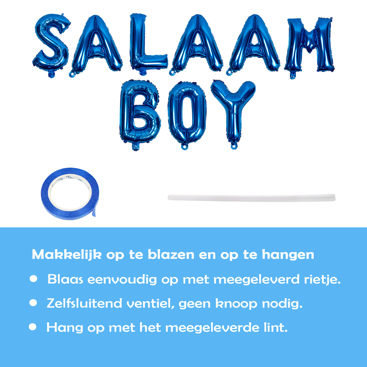 'Salaam Boy' Letterballon