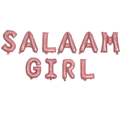 'Salaam Girl' Letterballon