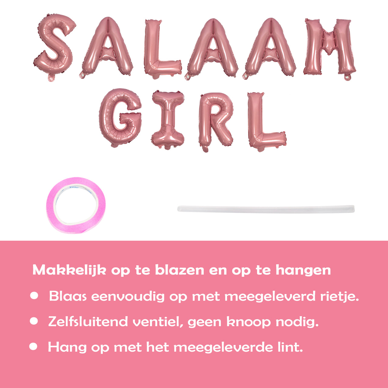 'Salaam Girl' Letterballon