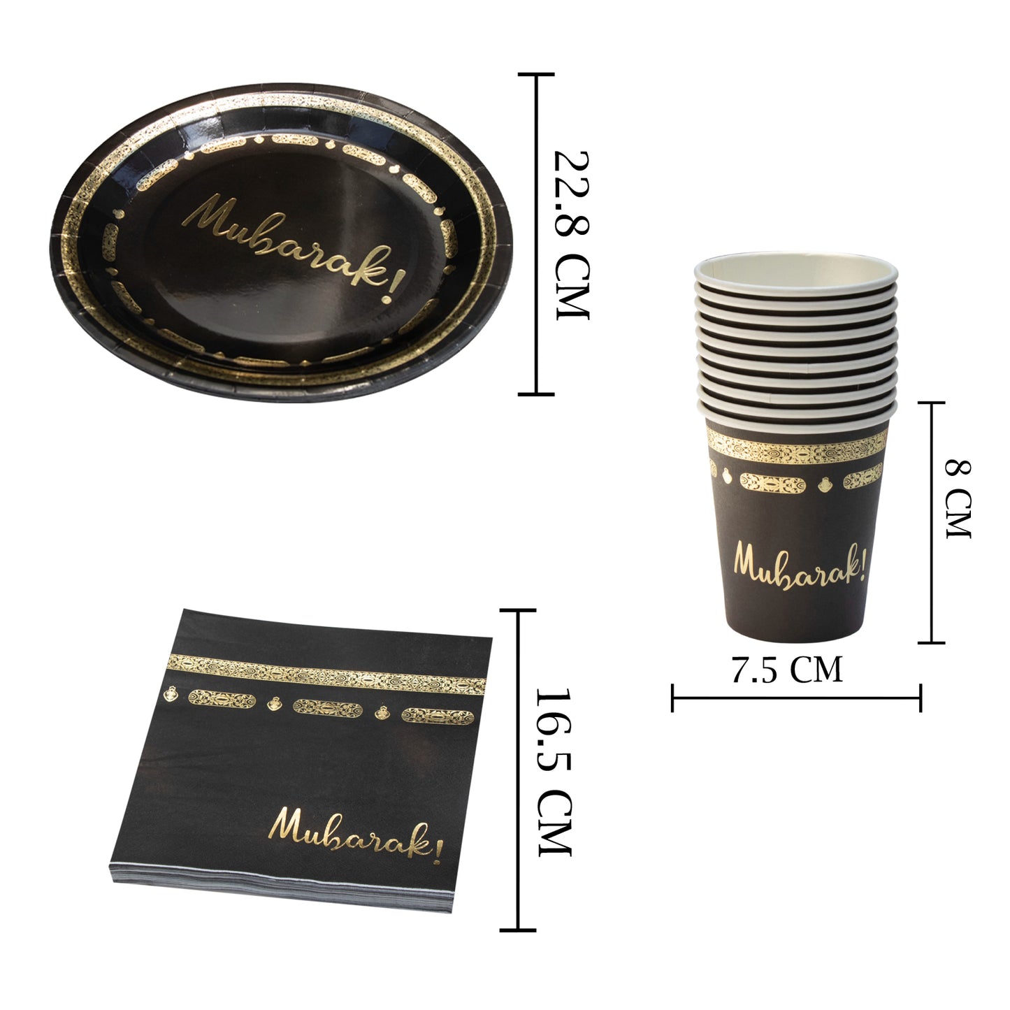 Mansak Balloon Set + Dinnerware Set for 20 Guests 