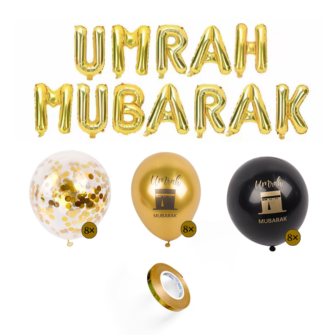 Mansak Balloon Set + Dinnerware Set for 20 Guests 