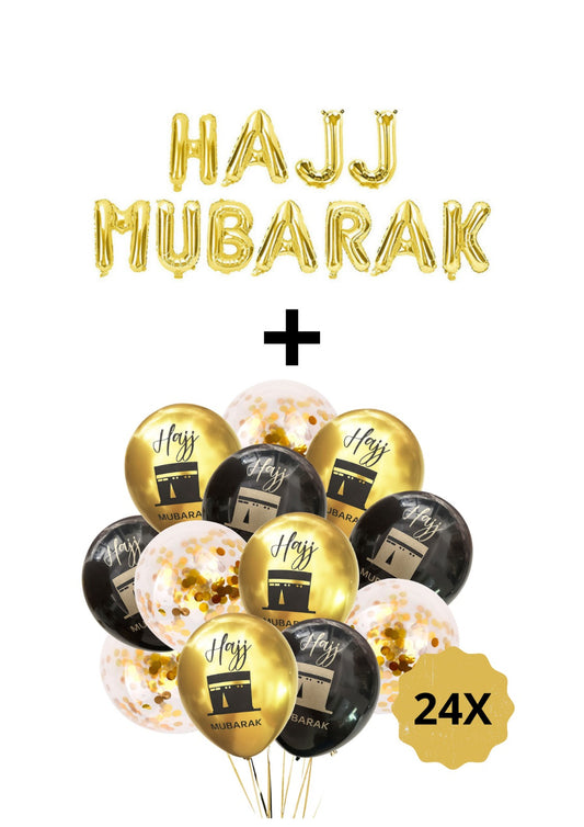 Hajj Mubarak Ballonnenset XL